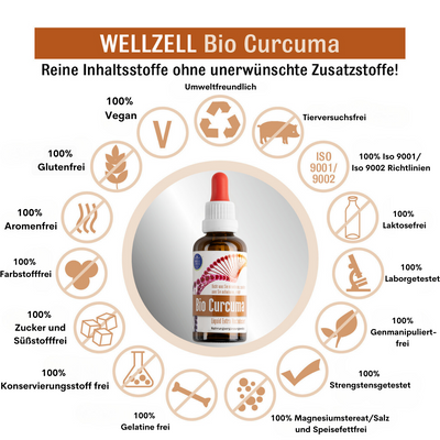 Bio Curcuma Stoffwechsel Booster - Curcumin Tropfen